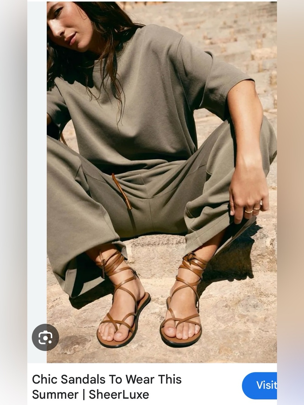 ZARA LEATHER Sandals
